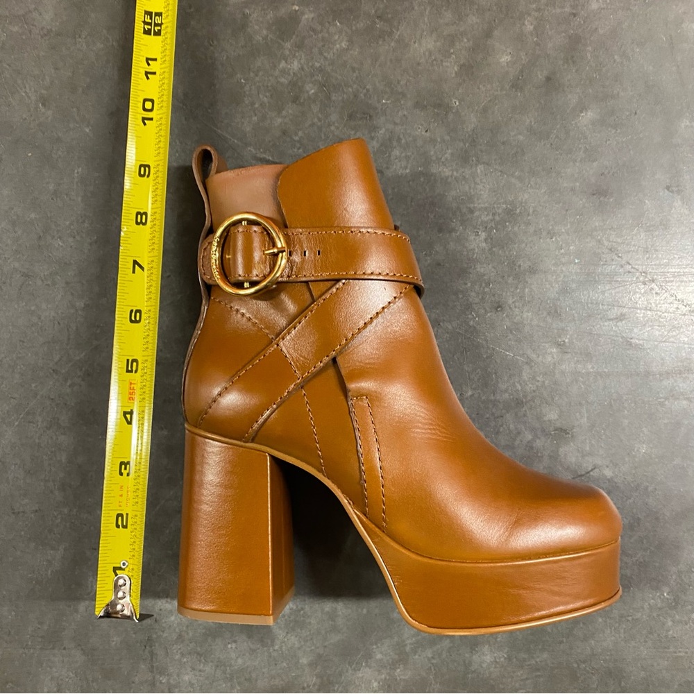 See By Chloe Lyna Boot Tan Size US 5 EU 35 - Picture 11 of 12